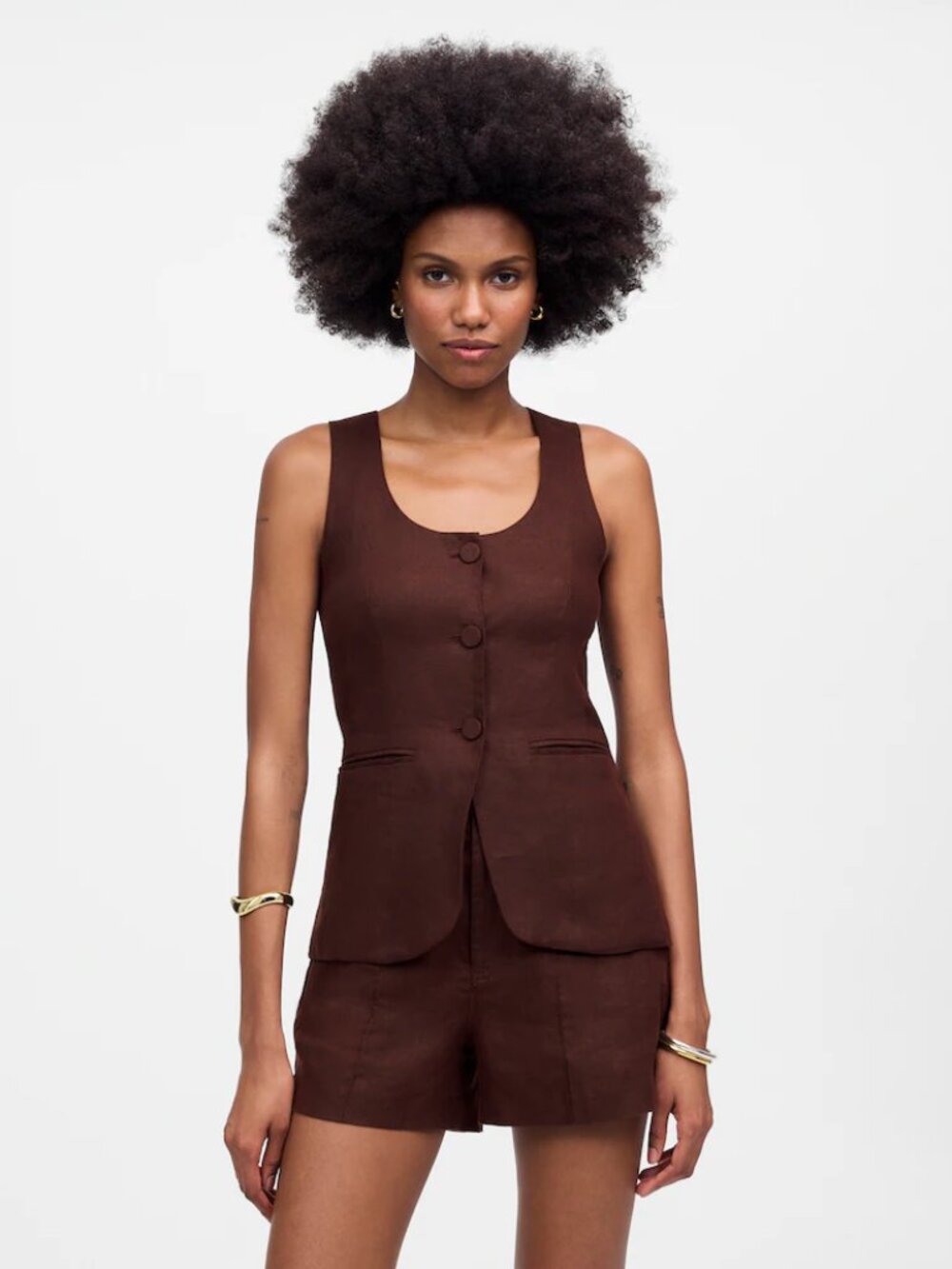 Madewell Scoopneck Cutaway Vest • size 6 • NWT • NU929